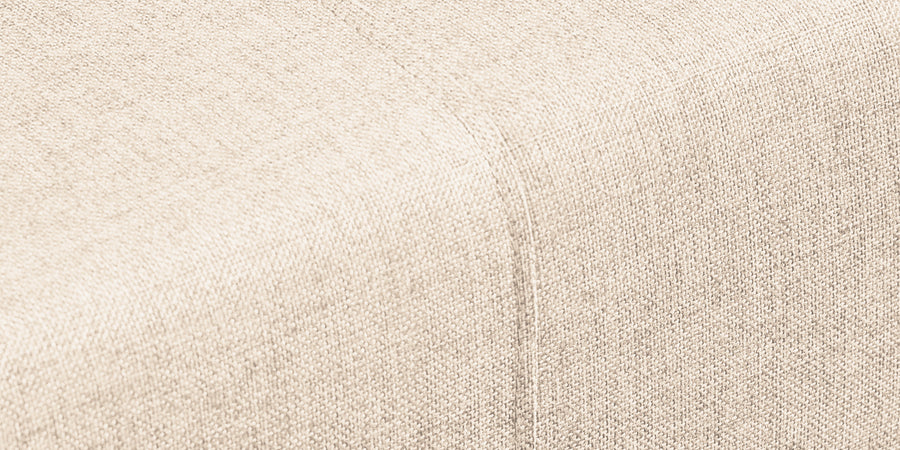Devo Fabric 3 Seater Sofa In Woom Beige Colour - Febonic Living
