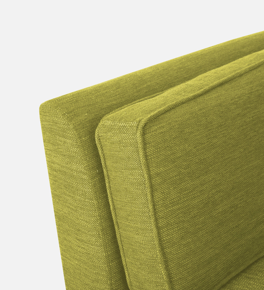 Nigar Fabric 1 Seater Sofa In Parrot Green Colour - Febonic Living