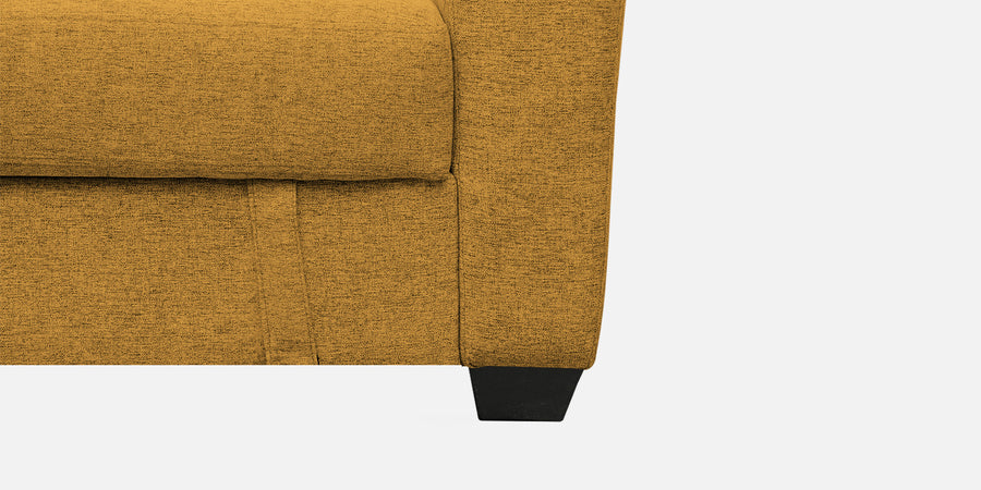 Bony Fabric 3 Seater Convertible Sofa Cum Bed In Blush Yellow Colour - Febonic Living