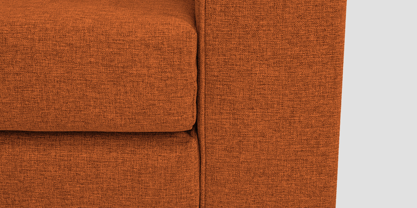 Kenia Fabric 2 Seater Foldable Sofa Cum Bed In Vivid Orange Colour - Febonic Living