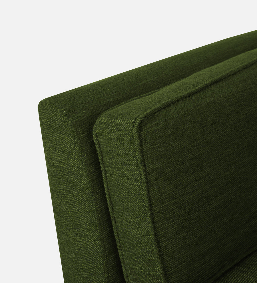 Nigar Fabric 1 Seater Sofa In Olive Green Colour - Febonic Living
