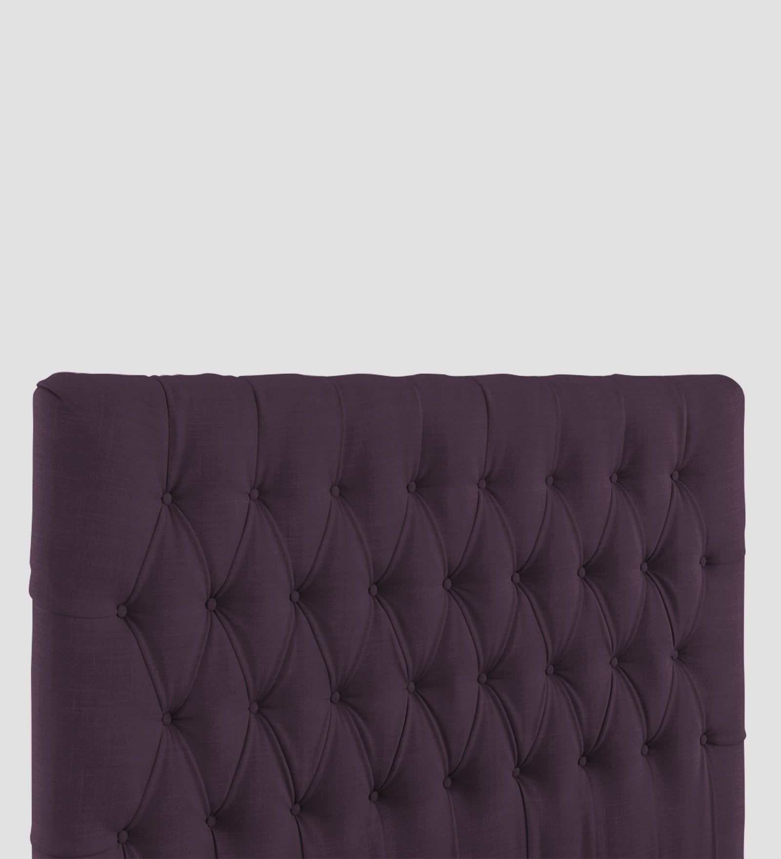 Isko Fabric King Size Bed In Greek Purple Colour With Storage Box - Febonic Living