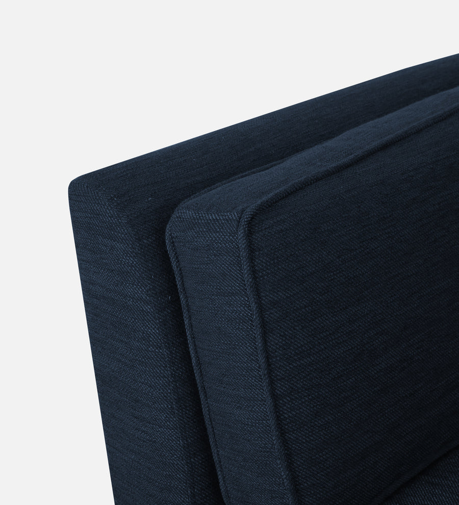 Nigar Fabric 1 Seater Sofa In Denim Blue Colour - Febonic Living