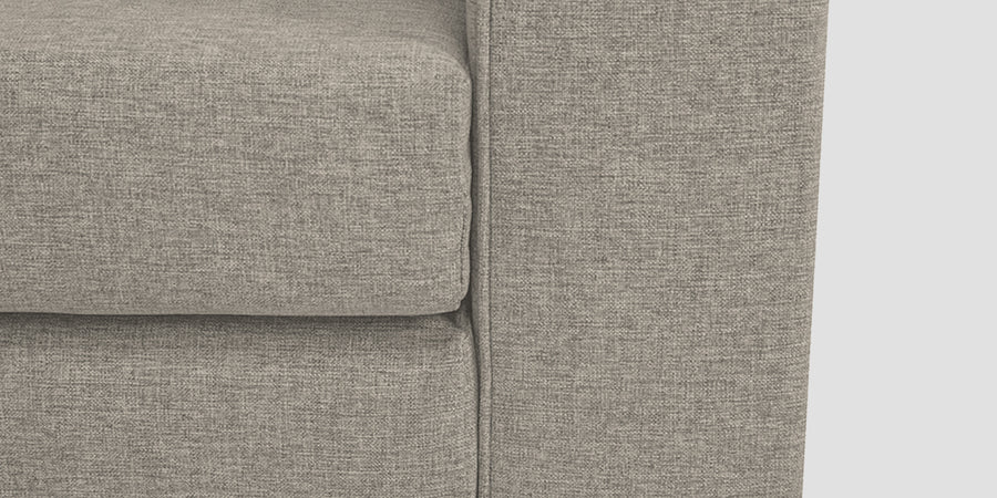Kenia Fabric 3 Seater Foldable Sofa Cum Bed In Ash Grey Colour - Febonic Living