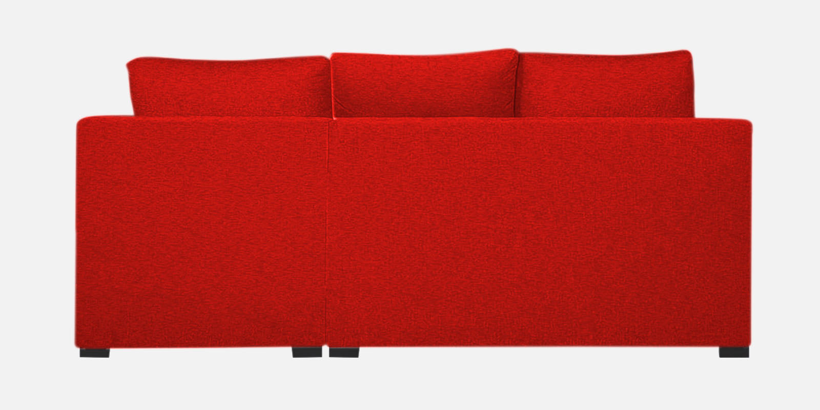 Jody Fabric 3 Seater Pull Out Sofa Cum Bed In Ruby Red Colour