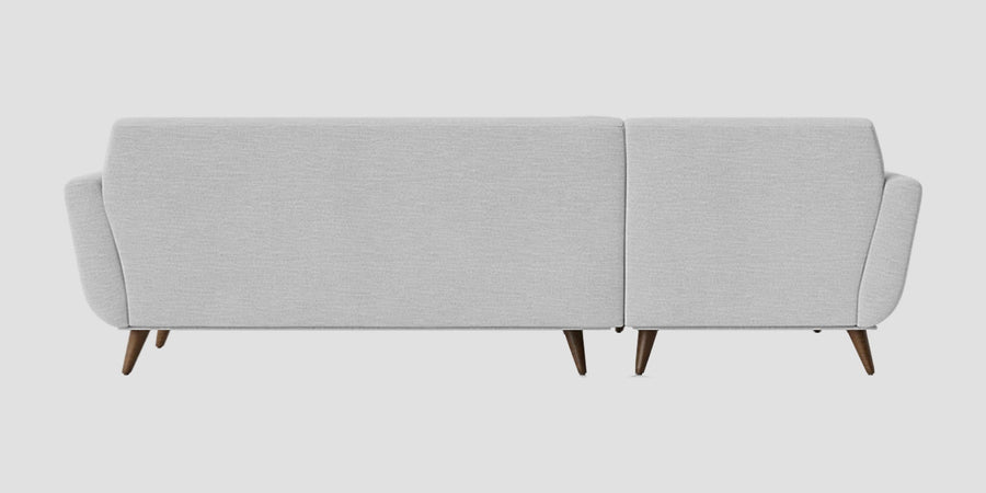 Jasmin Fabric Rhs Sectional Sofa 3 Lounger In Lit Grey Colour - Febonic Living