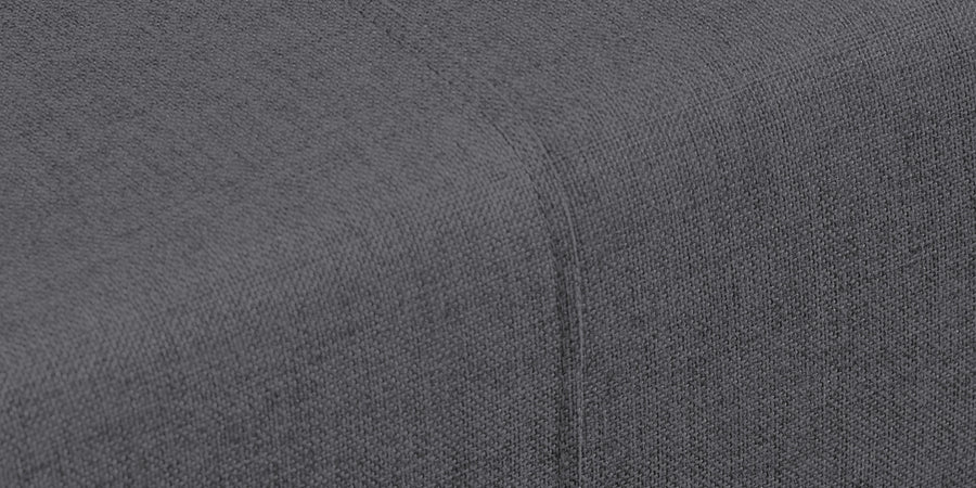 Devo Fabric 3 Seater Sofa In Maba Grey Colour - Febonic Living