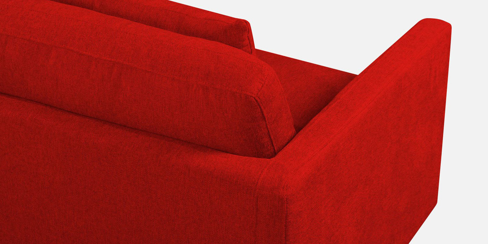 Kera Fabric 3 Seater Sofa in Ruby Red Colour