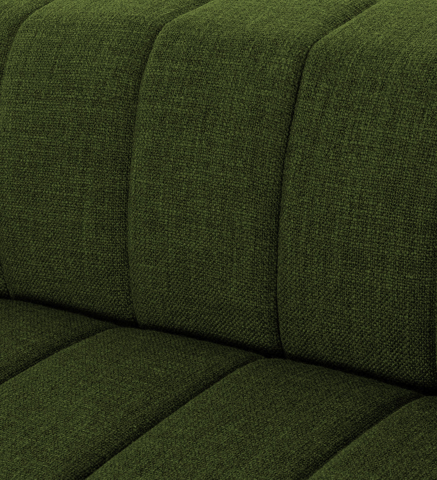 Lara Fabric 1 Seater Sofa In Olive Green Colour - Febonic Living