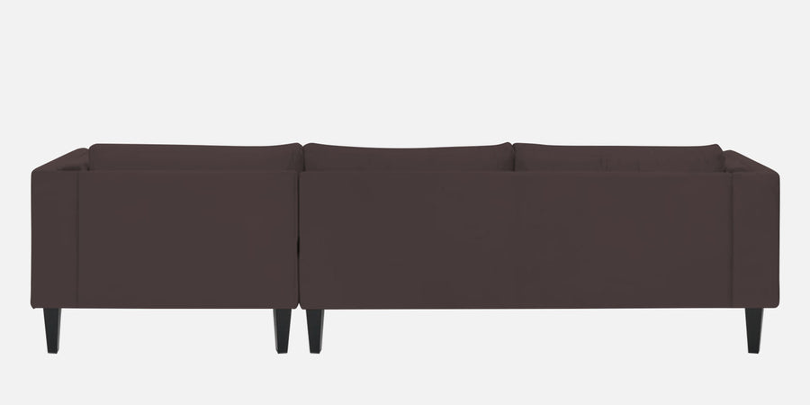 Jasper Velvet Lhs Sectional Sofa 3 Lounger In Mocha Brown Colour - Febonic Living