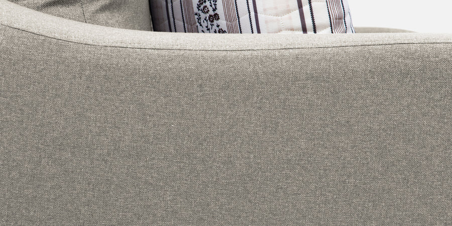 Kevin Fabric 2 Seater Sofa In Ash Grey Colour - Febonic Living