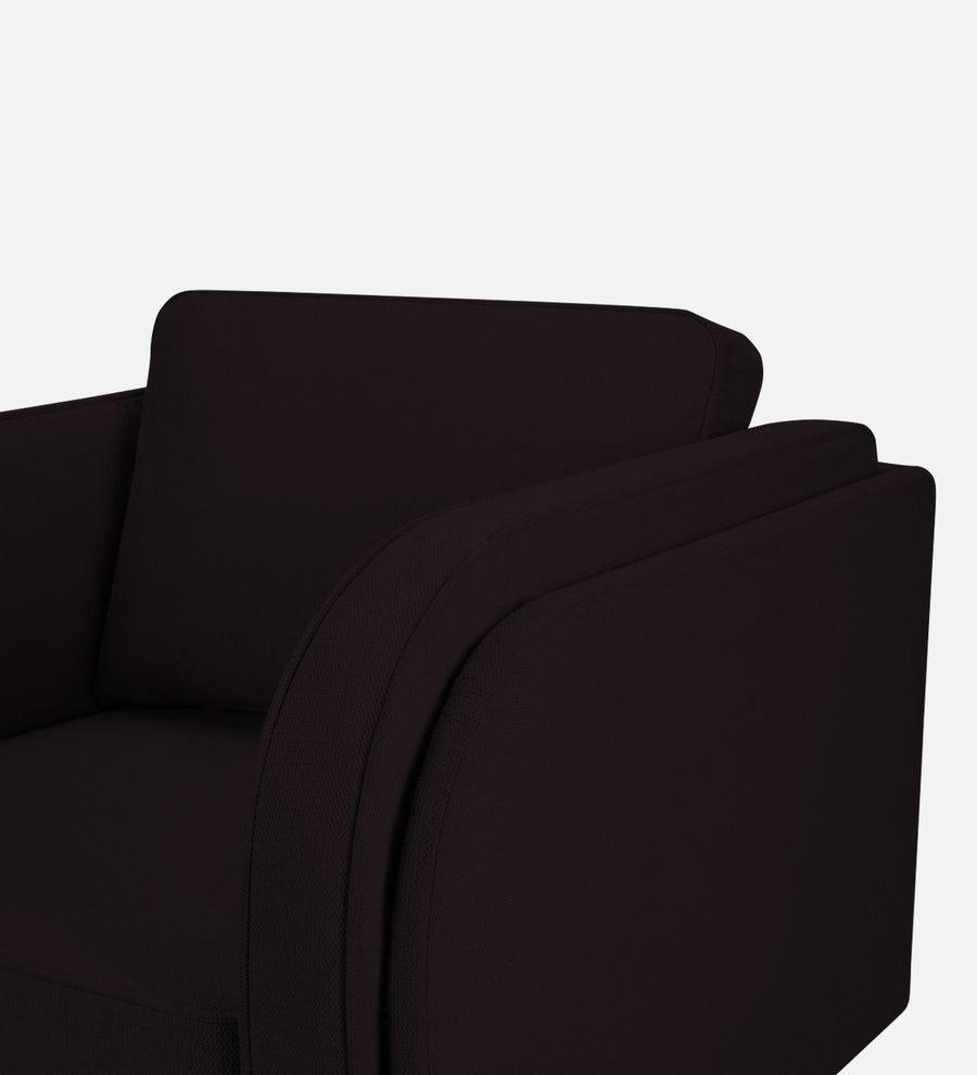 Siddy Fabric 1 Seater Sofa In Cara Brown Colour - Febonic Living