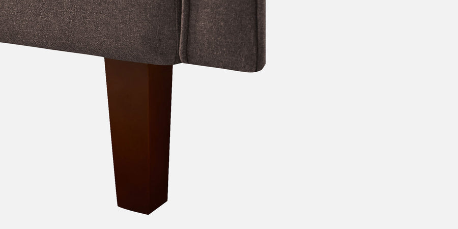 Nebia Fabric 3 Seater Convertible Sofa Cum Bed In Caspa Brown Colour - Febonic Living