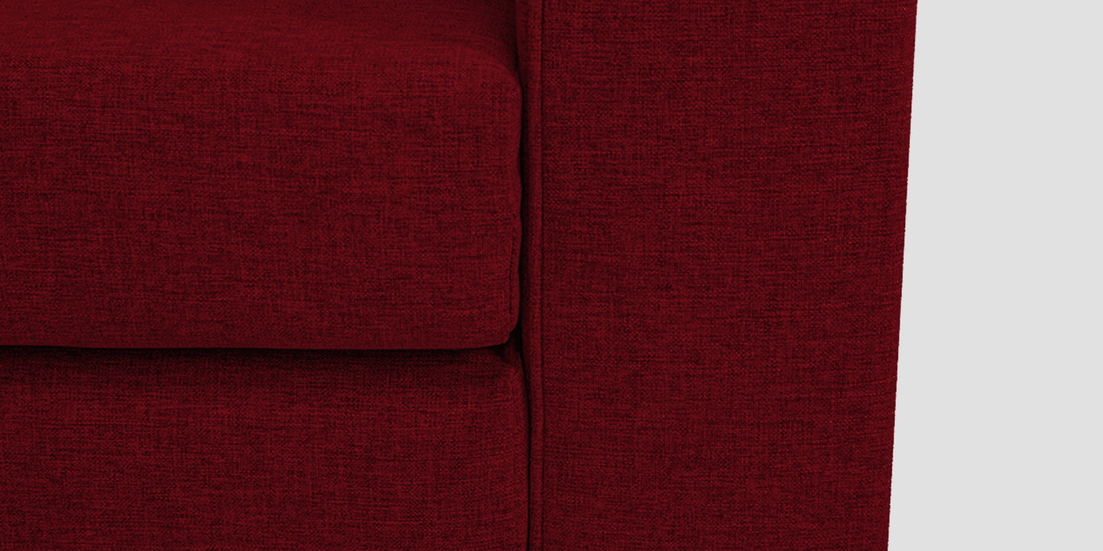Kenia Fabric 2 Seater Foldable Sofa Cum Bed In Ruby Red Colour - Febonic Living