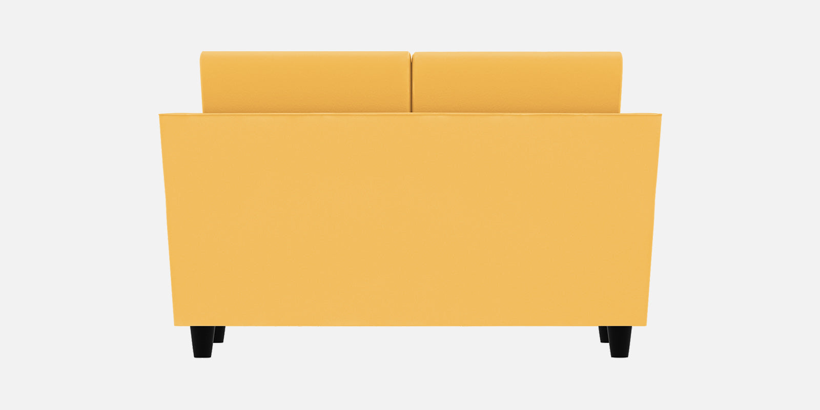 Bristo Velvet 2 Seater Sofa in Turmeric yellow Colour With Storage