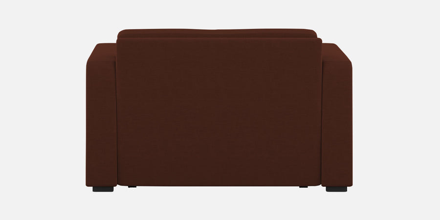 Rocky Fabric 2 Seater Pull Out Sofa Cum Bed In Coffee Brown Colour With Storage - Febonic Living