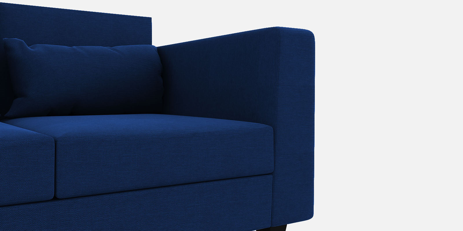 Nipul Fabric 2 Seater Sofa in Royal Blue Colour