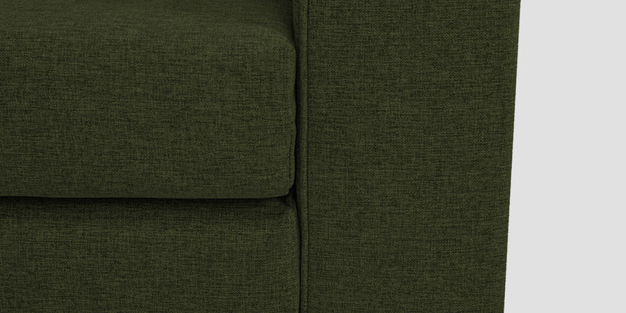 Kenia Fabric 3 Seater Foldable Sofa Cum Bed In Olive Green Colour - Febonic Living