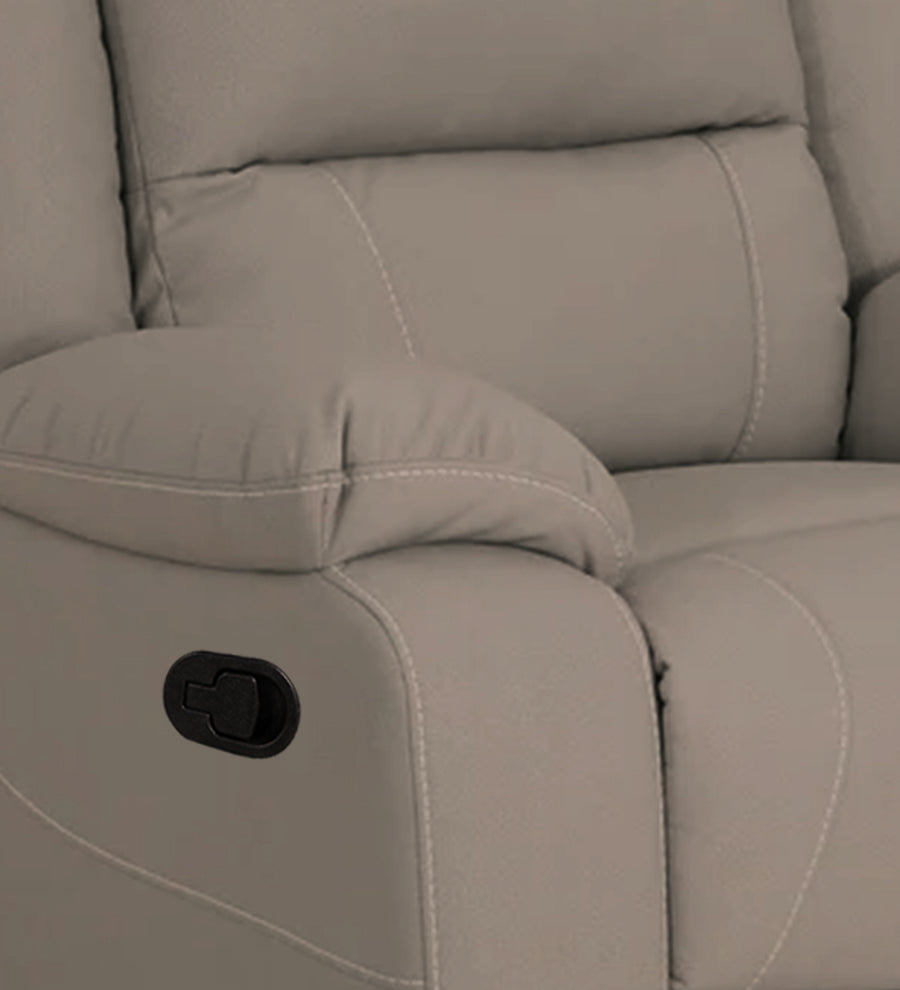 Adley Fabric 1 Seater Motorized Recliner In Natural Beige Colour - Febonic Living