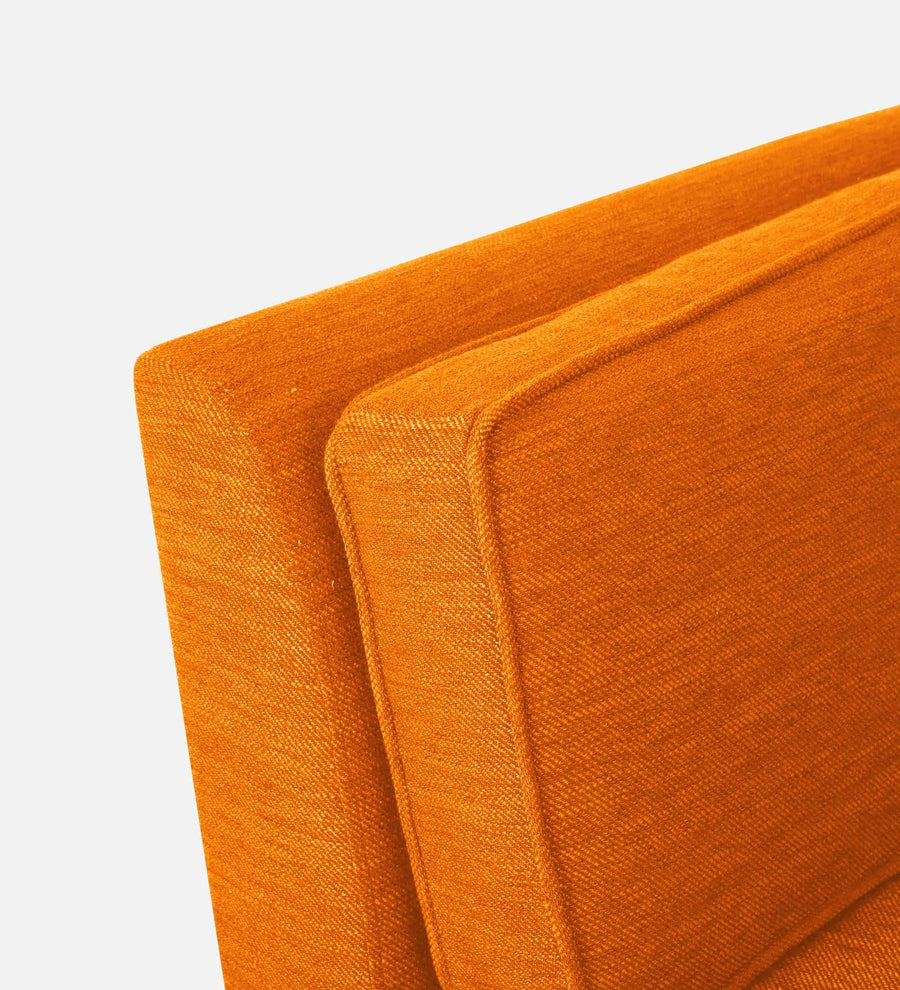 Nigar Fabric 1 Seater Sofa In Vivid Orange Colour - Febonic Living