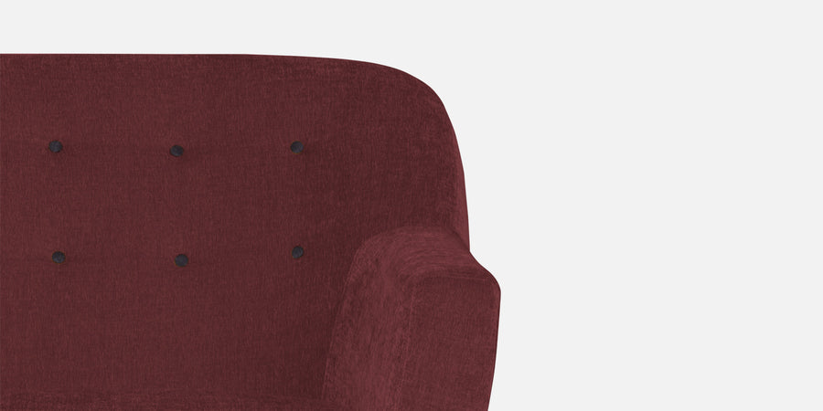 German Fabric 2 Seater Sofa In Blaze Red Colour - Febonic Living