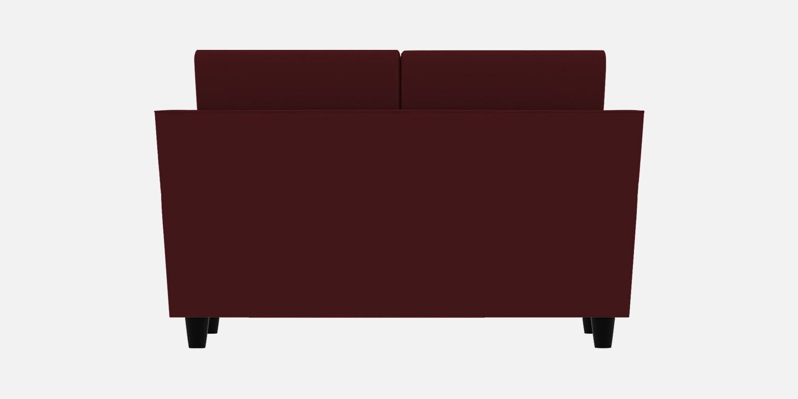 Bristo Velvet 2 Seater Sofa in Blood Maroon Colour With Storage