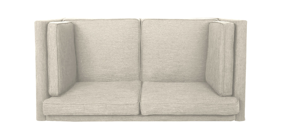 Nigar Fabric 2 Seater Sofa In Ivory Cream Colour - Febonic Living