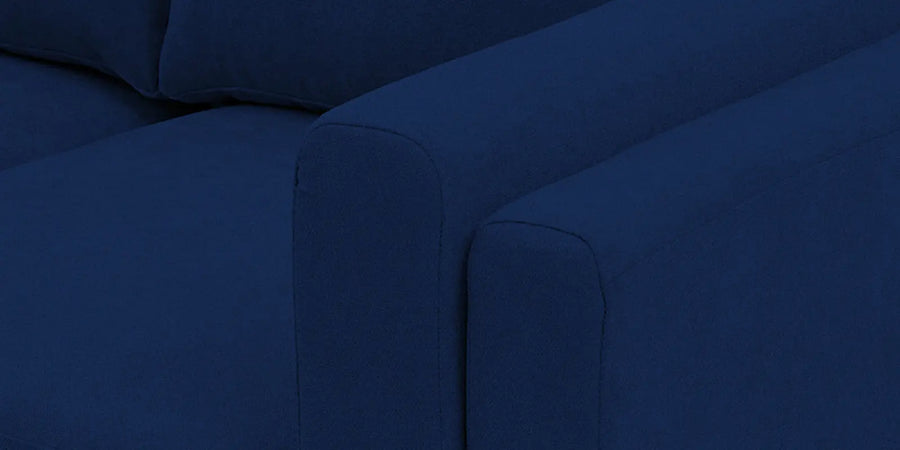 Creata Fabric Lhs Sectional Sofa 3 Lounger In Royal Blue Colour - Febonic Living