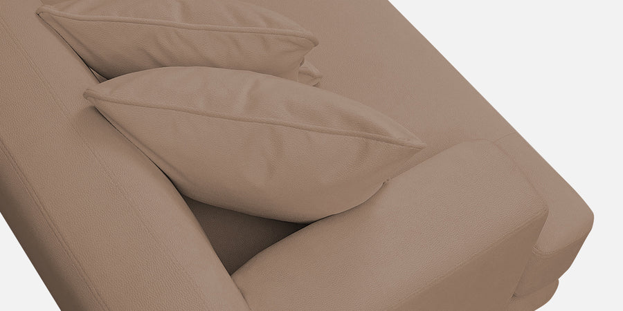 Woody Fabric Lhs Sectional Sofa 3 Lounger In Wheat Beige Colour - Febonic Living