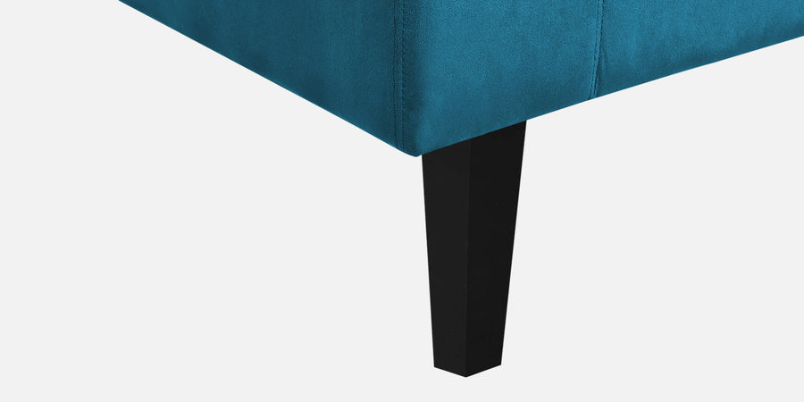 Vegas Velvet Rhs Sectional Sofa 3 Lounger In Aqua Blue Colour - Febonic Living