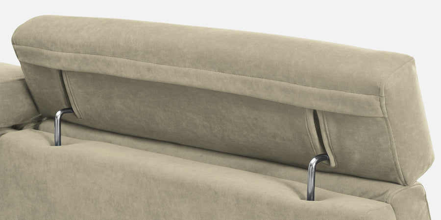 Hiro Fabric 3 Seater Sofa In Carnival Beige Colour - Febonic Living