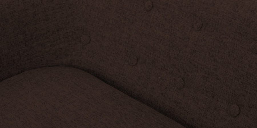 Casper Fabric 2 Seater Sofa In Coffee Brown Colour - Febonic Living