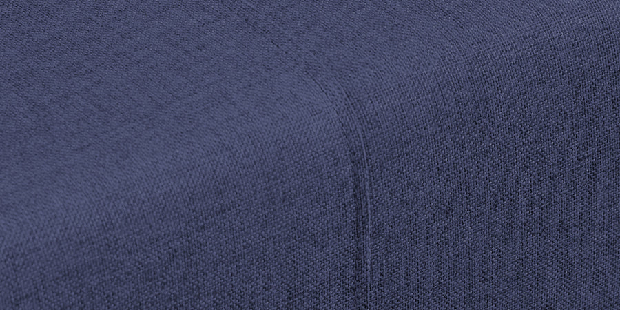 Devo Fabric 3 Seater Sofa In Slate Blue Colour - Febonic Living