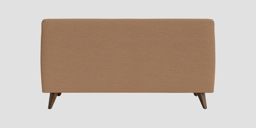 Jasmin Fabric 2 Seater Armless Sofa In Cosmic Beige Colour - Febonic Living