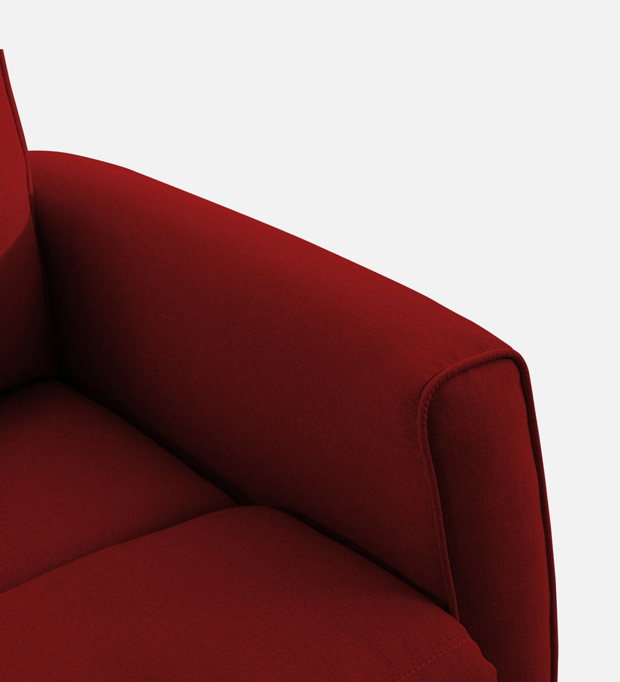 Logan Fabric 1 Seater Motorized Recliner In Blood Maroon Colour - Febonic Living