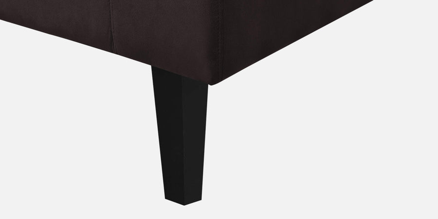 Vegas Velvet Lhs Sectional Sofa 3 Lounger In Mocha Brown Colour - Febonic Living