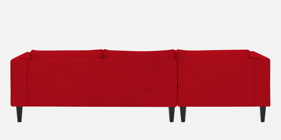 Jasper Velvet Rhs Sectional Sofa 3 Lounger In Berry Maroon Colour - Febonic Living