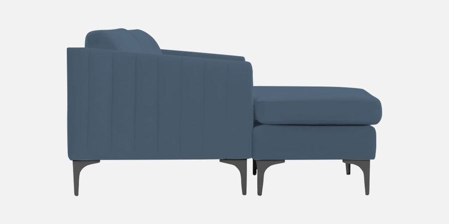 Haru Fabric Lhs Sectional Sofa 3 Lounger In Oxford Blue Colour - Febonic Living