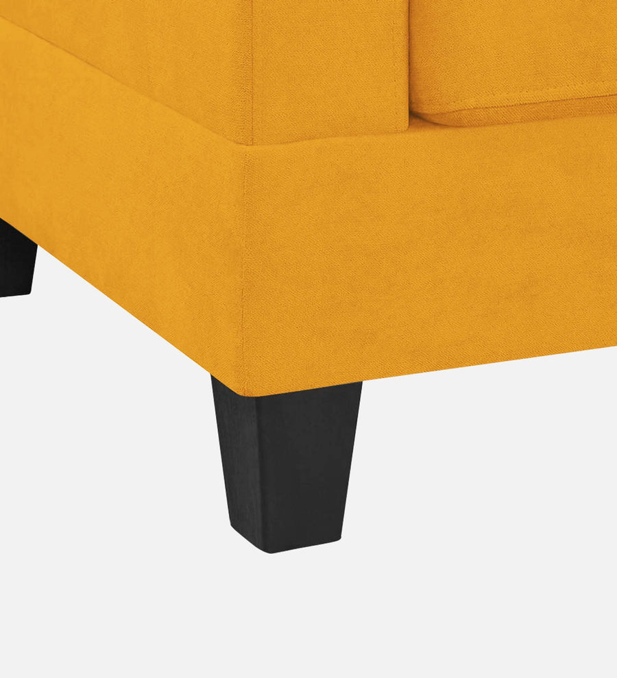 Thomas Fabric 1 Seater Sofa In Bold Yellow Colour - Febonic Living