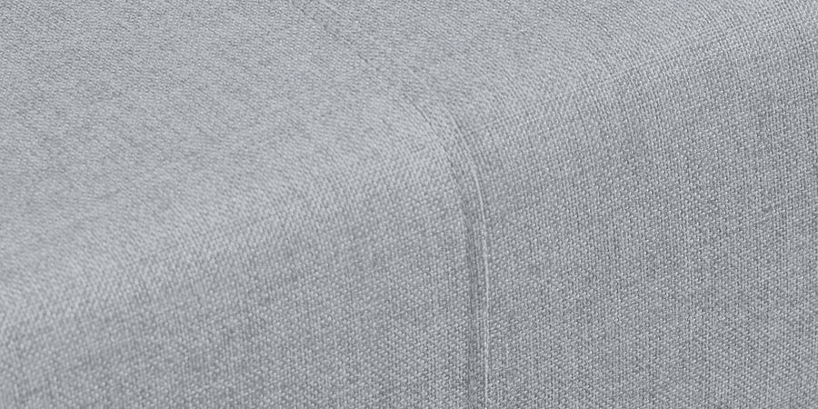 Devo Fabric 3 Seater Sofa In Coin Grey Colour - Febonic Living