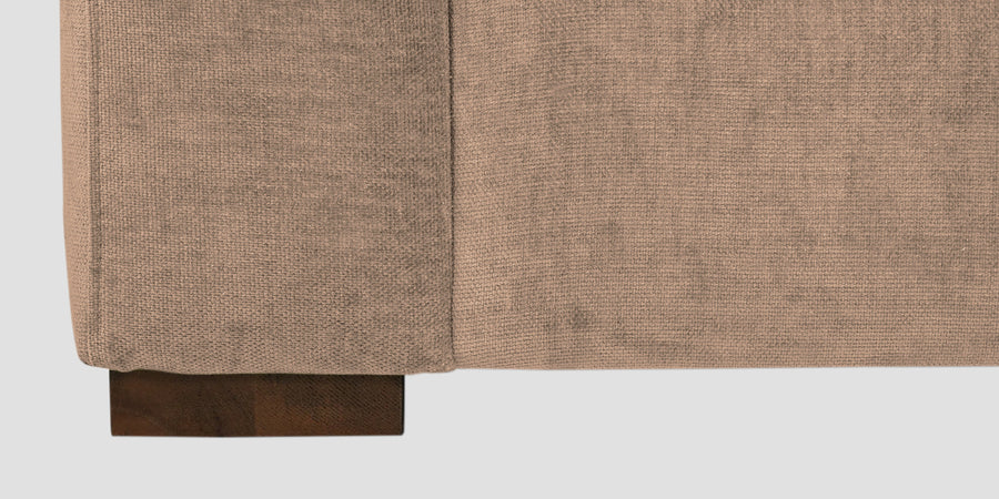 Dara Fabric 3 Seater Sofa In Cookie Beige Colour - Febonic Living