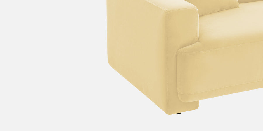 Kosta Velvet 2 Seater Sofa In Sandy Beige Colour - Febonic Living