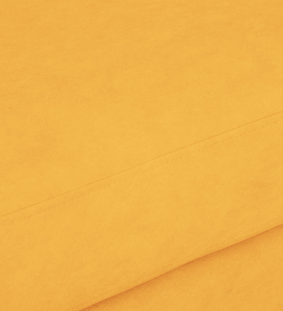 Motra Velvet 1 Seater Sofa In Turmeric Yellow Colour - Febonic Living