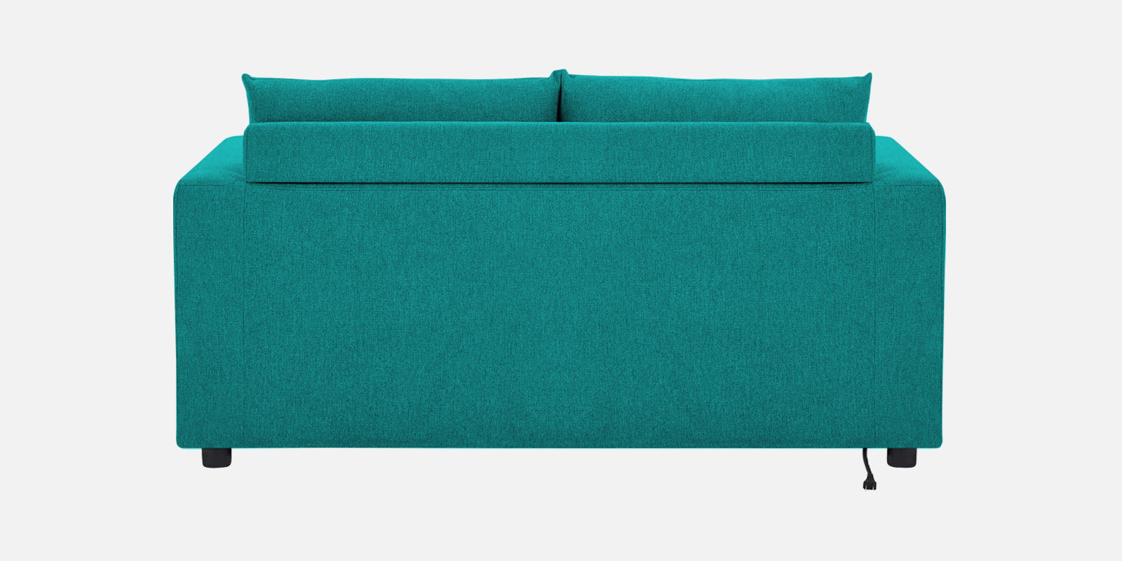 Roman Fabric 3 Seater Convertable Sofa Cum Bed in Sea Green Colour With Portable