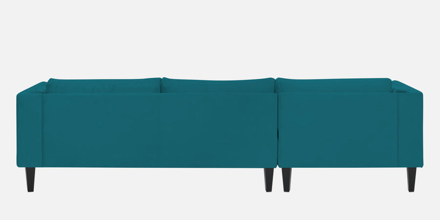 Jasper Velvet Rhs Sectional Sofa 3 Lounger In Pine Green Colour - Febonic Living
