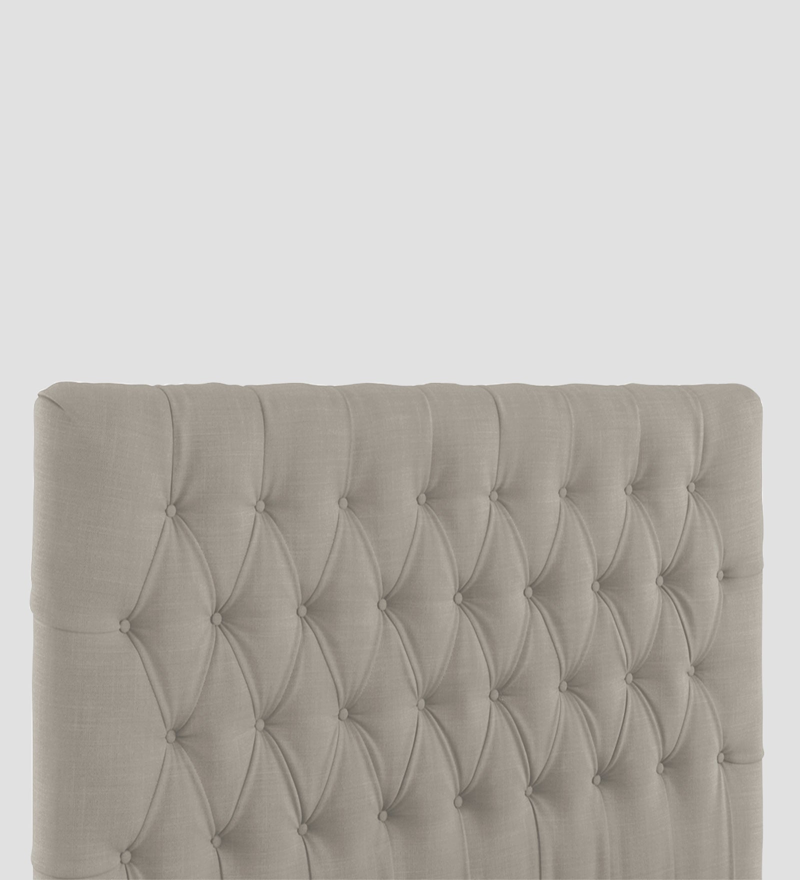 Isko Fabric King Size Bed In Ash Grey Colour With Storage Box - Febonic Living