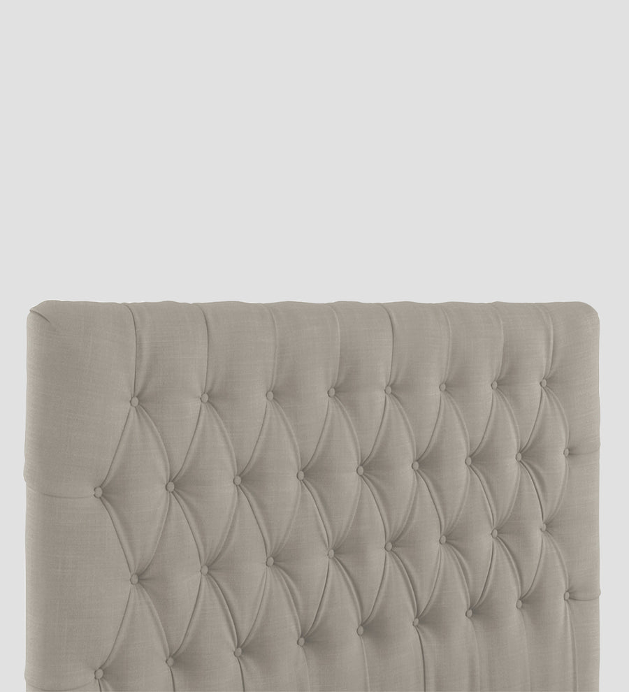 Isko Fabric Upholstered King Size Bed In Ash Grey Colour With Box Storage - Febonic Living
