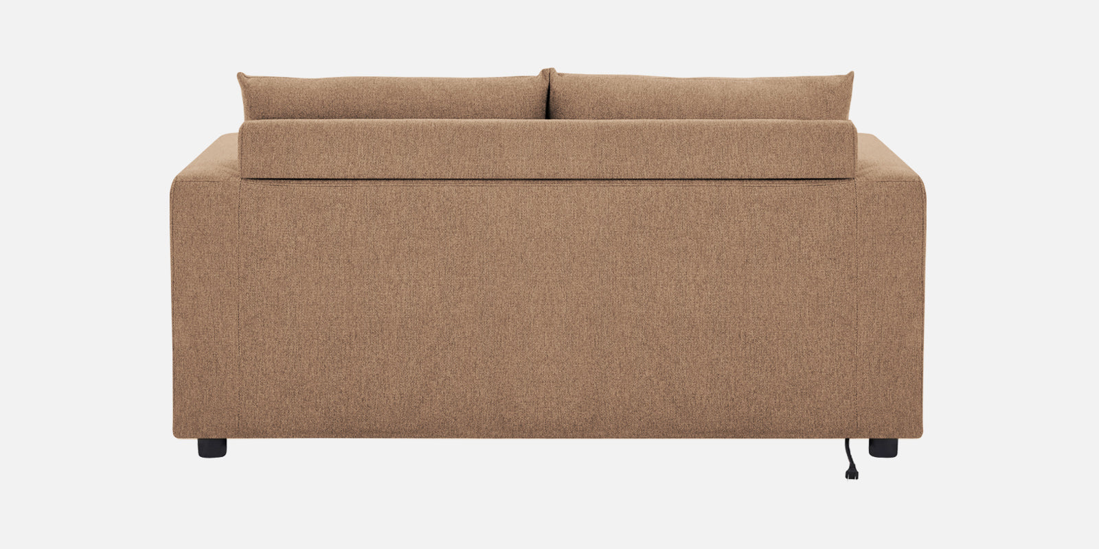 Roman Fabric 3 Seater Convertable Sofa Cum Bed in Cookie Beige Colour With Portable