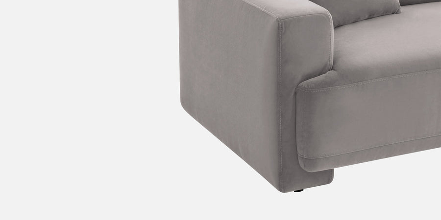 Kosta Velvet 2 Seater Sofa In Pearl Grey Colour - Febonic Living