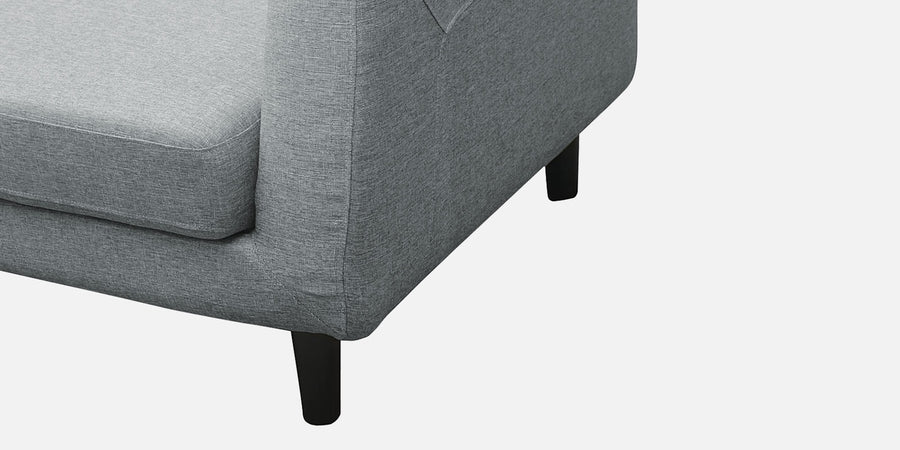 Natasha Velvet Rhs Sectional Sofa 3 Lounger In Pearl Grey Colour - Febonic Living